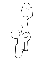 74824TL4G00 - Body: Hydraulic Cylinder Bracket for Acura Image