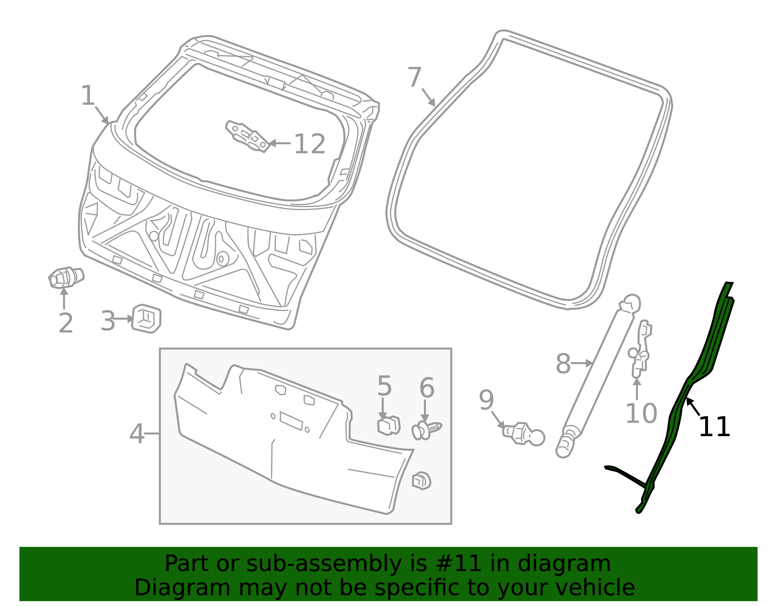2011-2014 Acura TSX Sensor 74954-TL4-G31 | OEM Parts Online