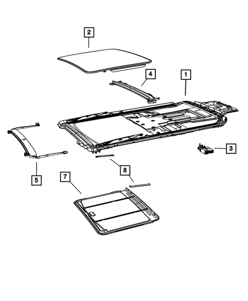 Sunroof for 2008 Dodge Grand Caravan #0