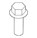 9008015077 - Body: Bumper Cover Screw for Toyota Image