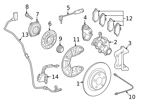 Parking Brake for 2016 Mercedes-Benz SLK300 #0