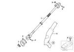 32316753800 - Steering: Lower Joint Assy for BMW Image