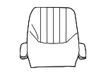 ZA391D5AA - Body: Seat Back for Chrysler: Town &amp; Country | Dodge: Caravan, Grand Caravan Image