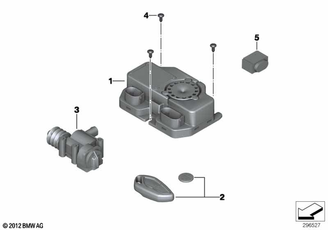 65755A958C2 - Audio, Navigation, Information Systems: Control Unit Dwa - Dwa8 basic for BMW-Motorrad Image