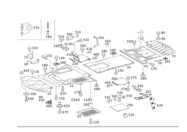1996160190 - Exhaust System: Spacer Piece for Mercedes-Benz Image image
