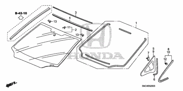Front Windshield for 2006 Honda Civic #0