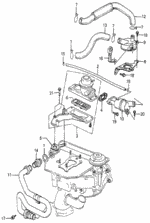 18760PB1024 - : Valve Assembly, Air Suction for Honda Image