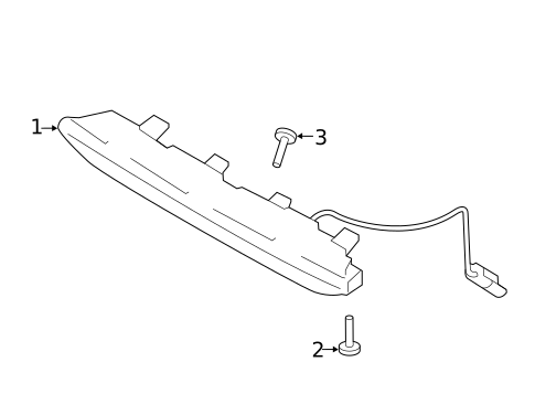 High Mounted Stop Lamp for 2025 Kia Telluride #0