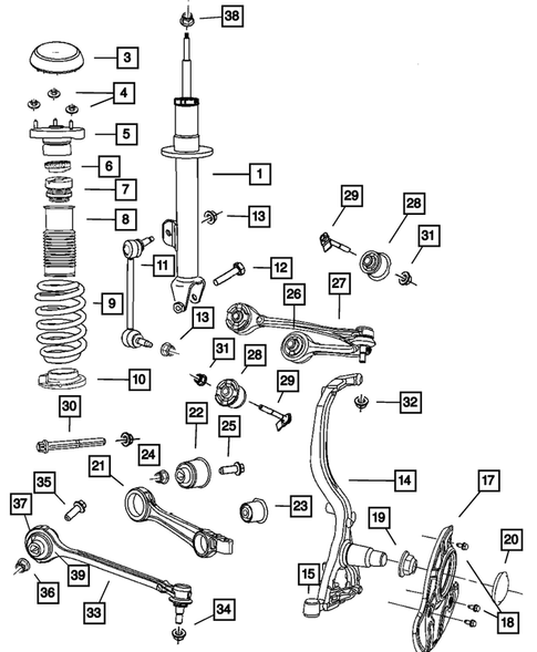 Front Suspension for 2006 Chrysler 300 #0