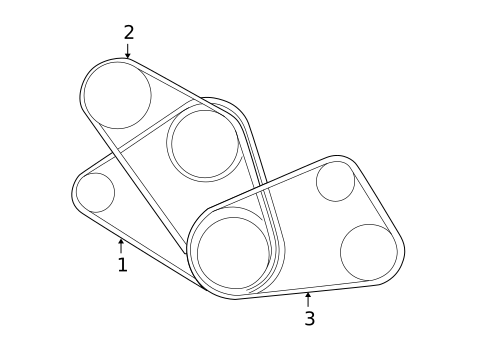 Belts & Pulleys for 1997 Mitsubishi Montero Sport #0