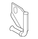 18207549977 - Exhaust: Rear Muffler Front Bracket for BMW Image