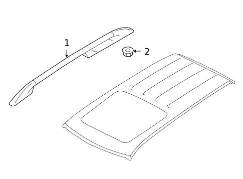 Luggage Carrier for 2013 Subaru Forester #1