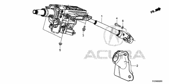 Steering Column for 2018 Acura RLX #0