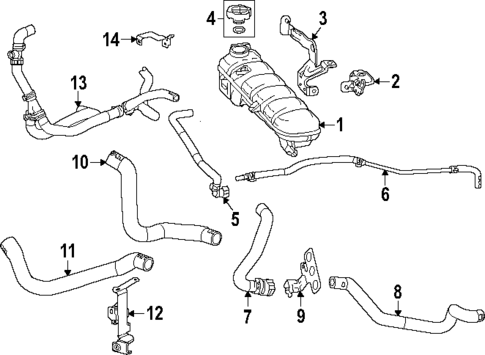 Radiator Hoses for 2019 Chevrolet Silverado 1500 #2