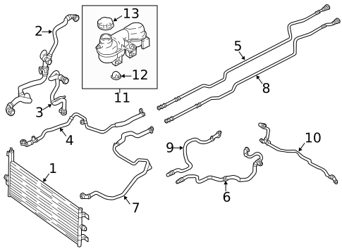 Radiator & Components for 2021 Mini Cooper Countryman #1