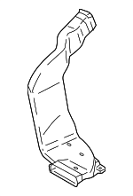 97370J9000 - Body: Rear Duct for Hyundai: Kona, Kona Electric, Kona N Image