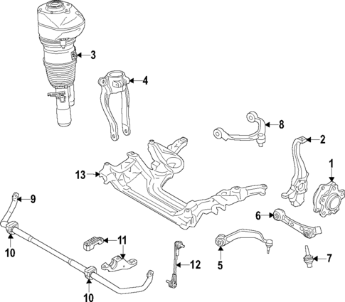 Suspension Components for 2024 BMW 530i #3