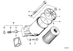 11421711075 - Engine: Oil Filter Cover for BMW Image
