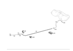 2124700775 - Fuel System: Fuel Hose for Mercedes-Benz Image