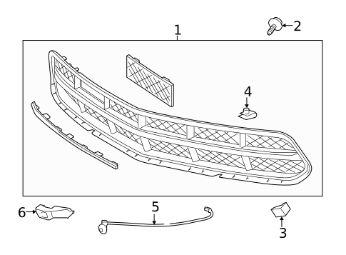 Grille & Components for 2018 Chevrolet Corvette #0