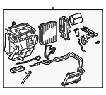 8705020500 - HVAC: Evaporator Assembly for Toyota: Celica Image