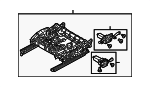 4K0881105H - Body: Seat Frame for Audi Image