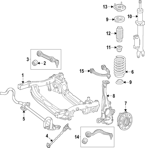 Suspension Components for 2023 Mercedes-Benz EQE AMG&reg; #1