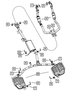 68038390AE - Exhaust: Front Pipe And Converter, Right for Mopar Image image