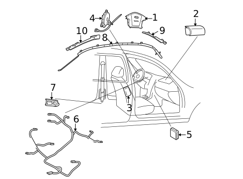 Air Bag Components for 2005 Kia Amanti #0