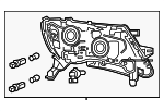 260109PF1A - : Headlamp Assembly for Nissan Image