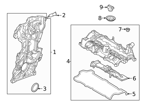 Valve & Timing Covers for 2019 Mazda CX-5 #0