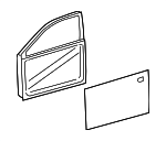 6700233230 - Body: Door Shell for Lexus: ES300h, ES350 Image