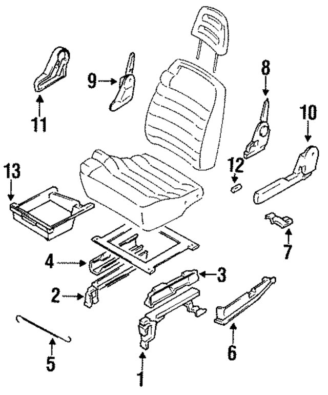 8741832R01 - : Recline Knob for Nissan Image