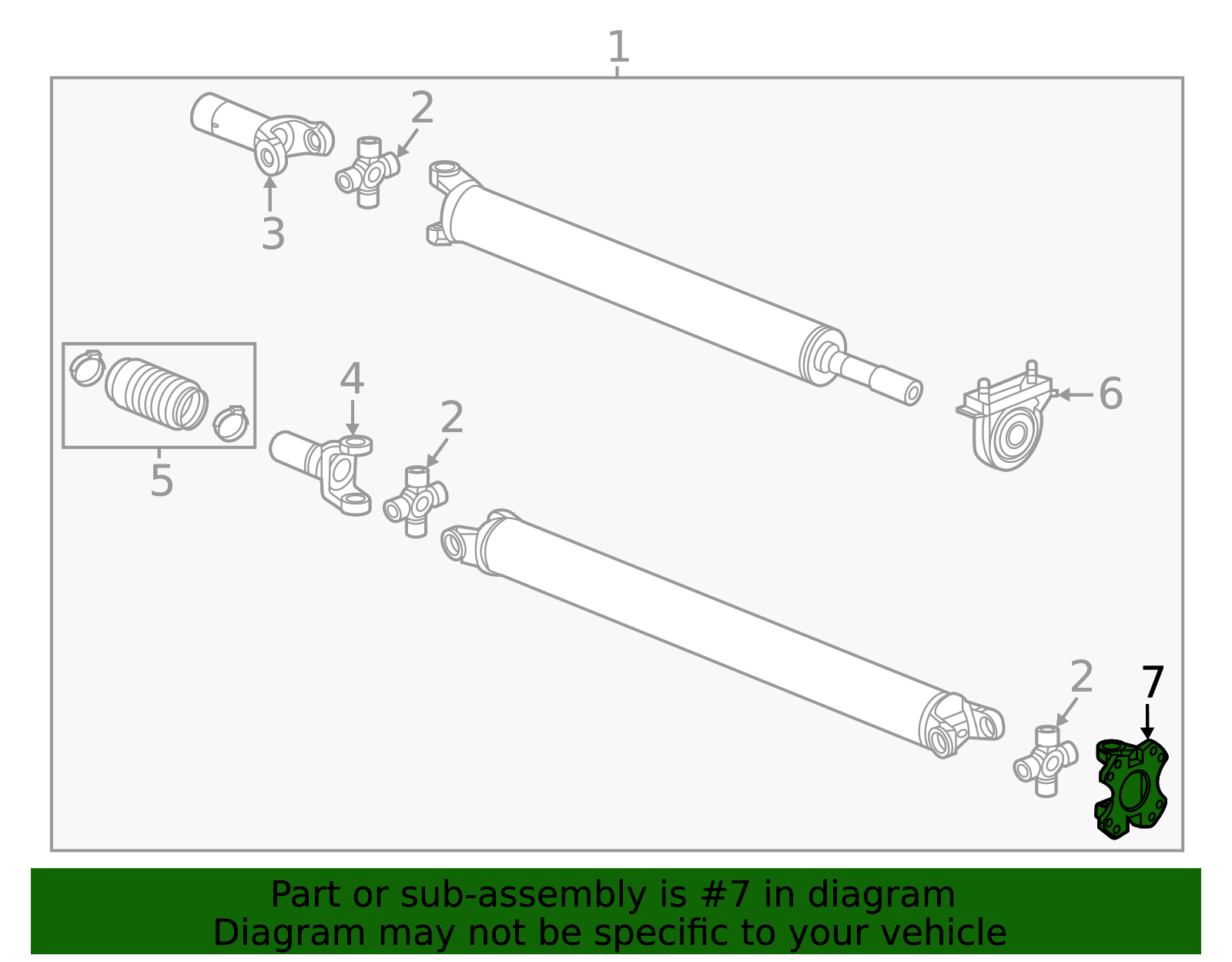 2020-2025 GM Drive Shaft Flange 84679952 | Applegate Chevrolet Parts