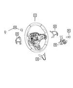 6VD91ML2AA - Steering: Steering Wheel for Mopar Image