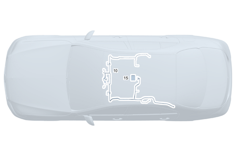 Cable Harness for Roof for 1999 Mercedes-Benz E300 #0
