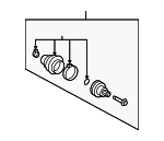 8E0498099D - Suspension: Outer Joint Assembly for Audi: A4, A4 Quattro Image