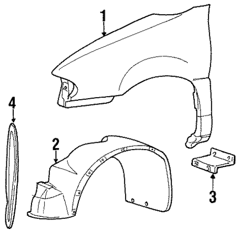 Fender & Components for 1995 Ford Windstar #0