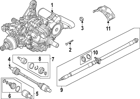 Axle & Differential for 2023 Dodge Hornet #0