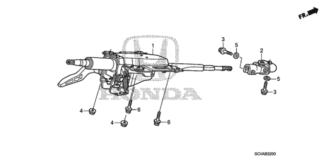 Steering Column for 2007 Honda Element #0