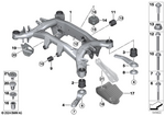 33316874037 - : Rubber Mounting Front for BMW Image