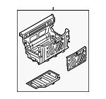 99150192000GRV - Body: Compartment for Porsche Image