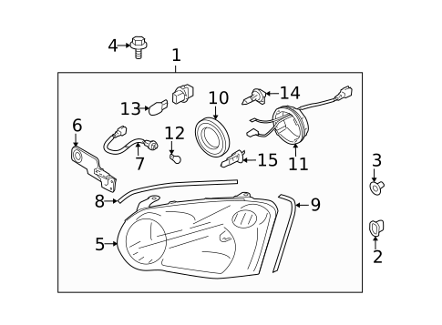 Bulbs - Chassis for 2004 Subaru Impreza #1