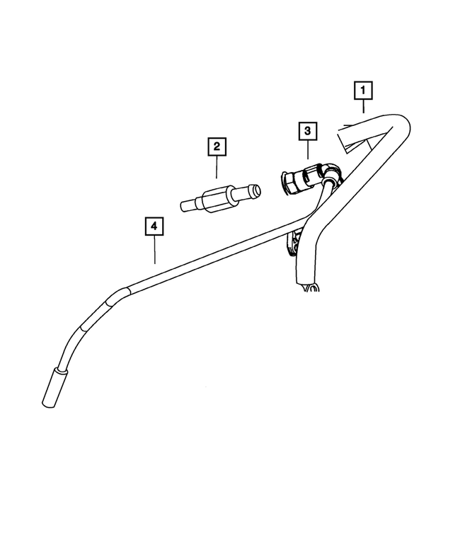 4884249AA - : Pcv Valve for Mopar Image