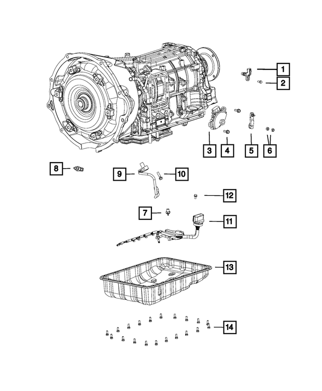 68224245AA - Transmission: Bolt And Washer for Mopar Image