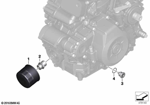 Oil Filter and Lines for 2019 BMW-Motorrad G 310 R #0