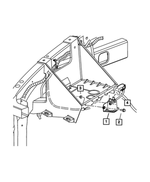 6035723 - Electrical: Hex Nut-e Teeth Washer Nut And Washer for Mopar Image