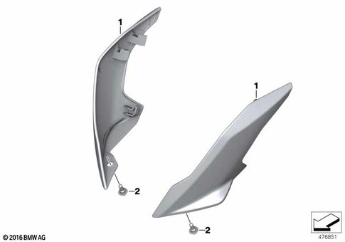 Motorcycle Trim Section, Windshield for 2021 BMW-Motorrad G 310 R #10