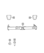 68588880AB - : Trailer Hitch for Mopar Image