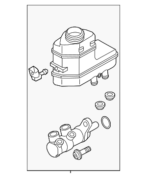 5QE611015AQ - : Brake Master Cylinder for Audi Image